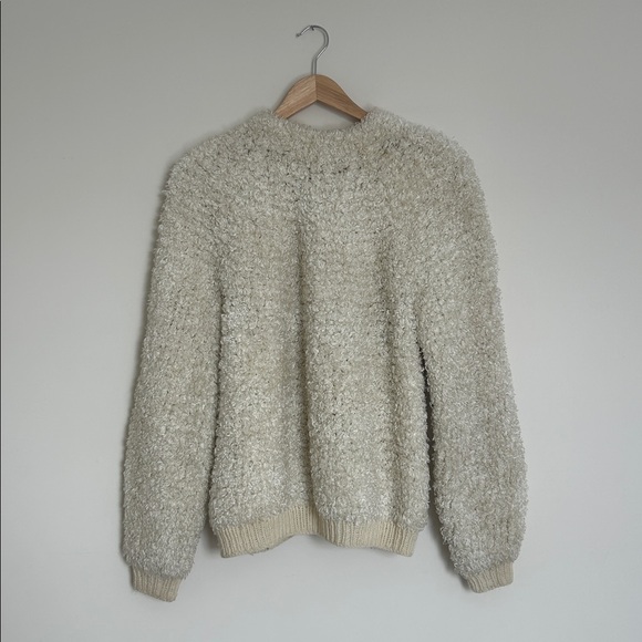 Vintage Cream Textured Cardigan - Picture 2 of 12